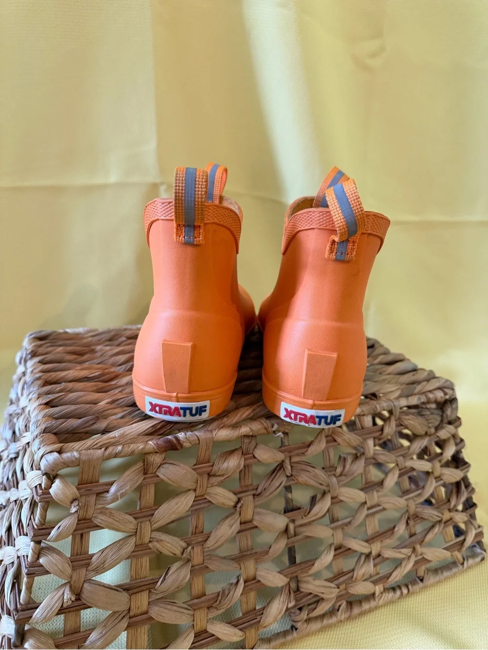 Kids XtraTuf Orange Boots